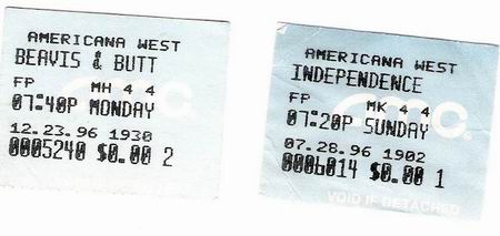 Americana West 6 - Ticket Stubs (newer photo)